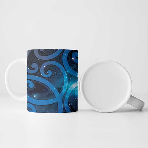 New Zealand Maori Matariki Ceramic Mug Galaxy Kowhaiwhai