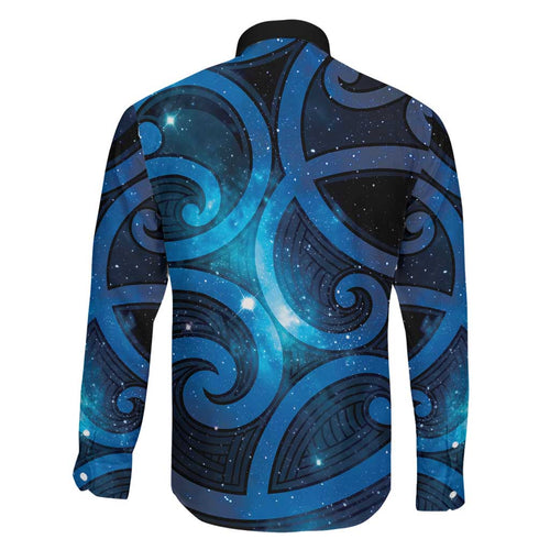 New Zealand Maori Matariki Family Matching Mermaid Dress and Hawaiian Shirt Galaxy Kowhaiwhai