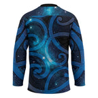 New Zealand Maori Matariki Hockey Jersey Galaxy Kowhaiwhai