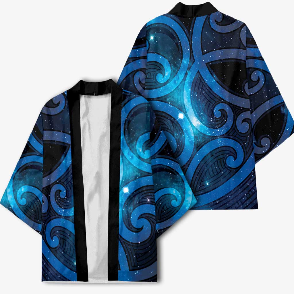 New Zealand Maori Matariki Kimono Galaxy Kowhaiwhai