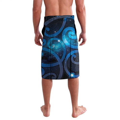 New Zealand Maori Matariki Lavalava Galaxy Kowhaiwhai