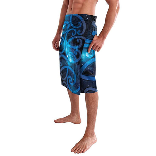 New Zealand Maori Matariki Lavalava Galaxy Kowhaiwhai