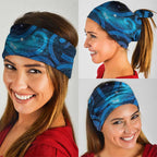 New Zealand Maori Matariki Neck Gaiter Galaxy Kowhaiwhai