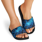New Zealand Maori Matariki Slide Sandals Galaxy Kowhaiwhai