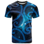 New Zealand Maori Matariki T Shirt Galaxy Kowhaiwhai