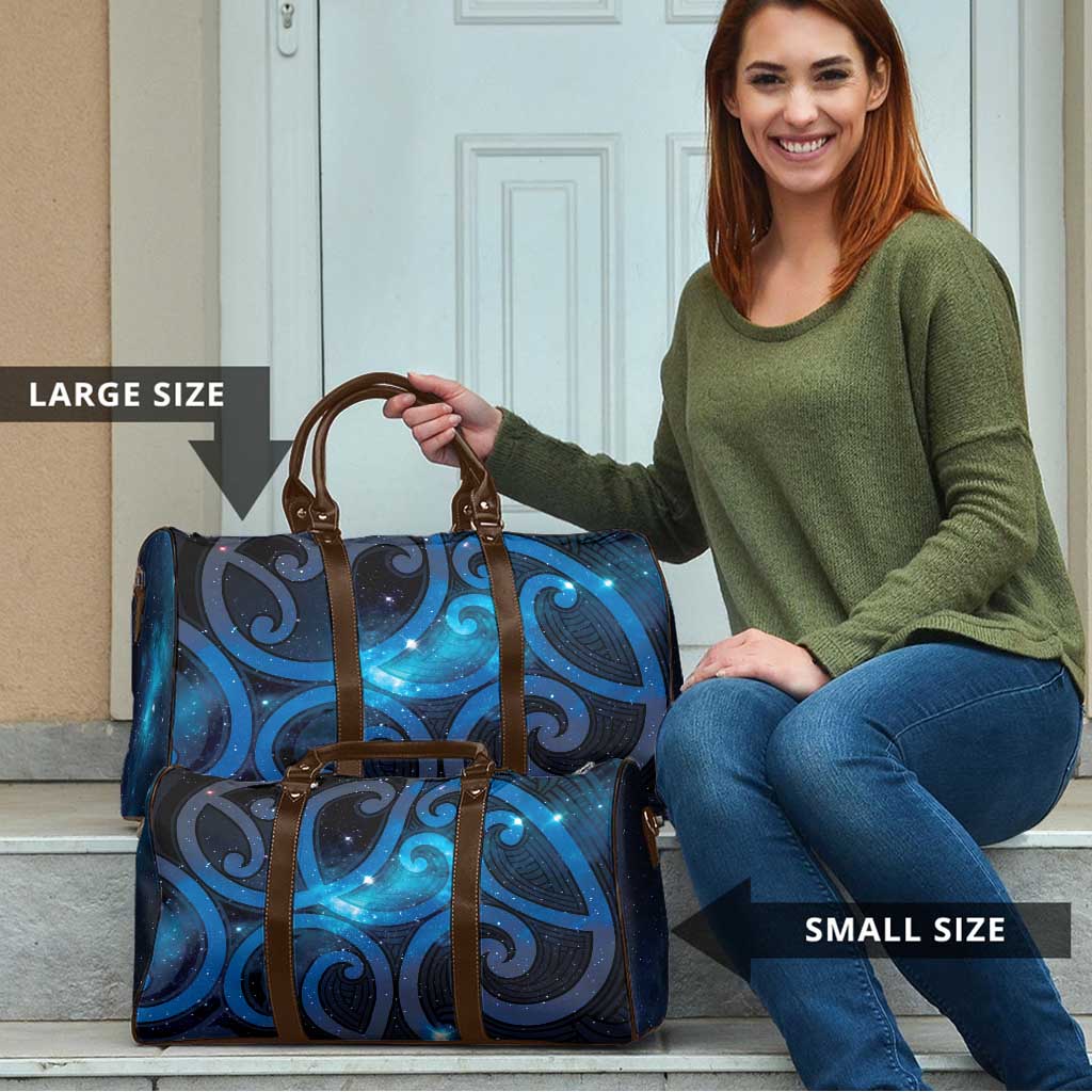 New Zealand Maori Matariki Travel Bag Galaxy Kowhaiwhai