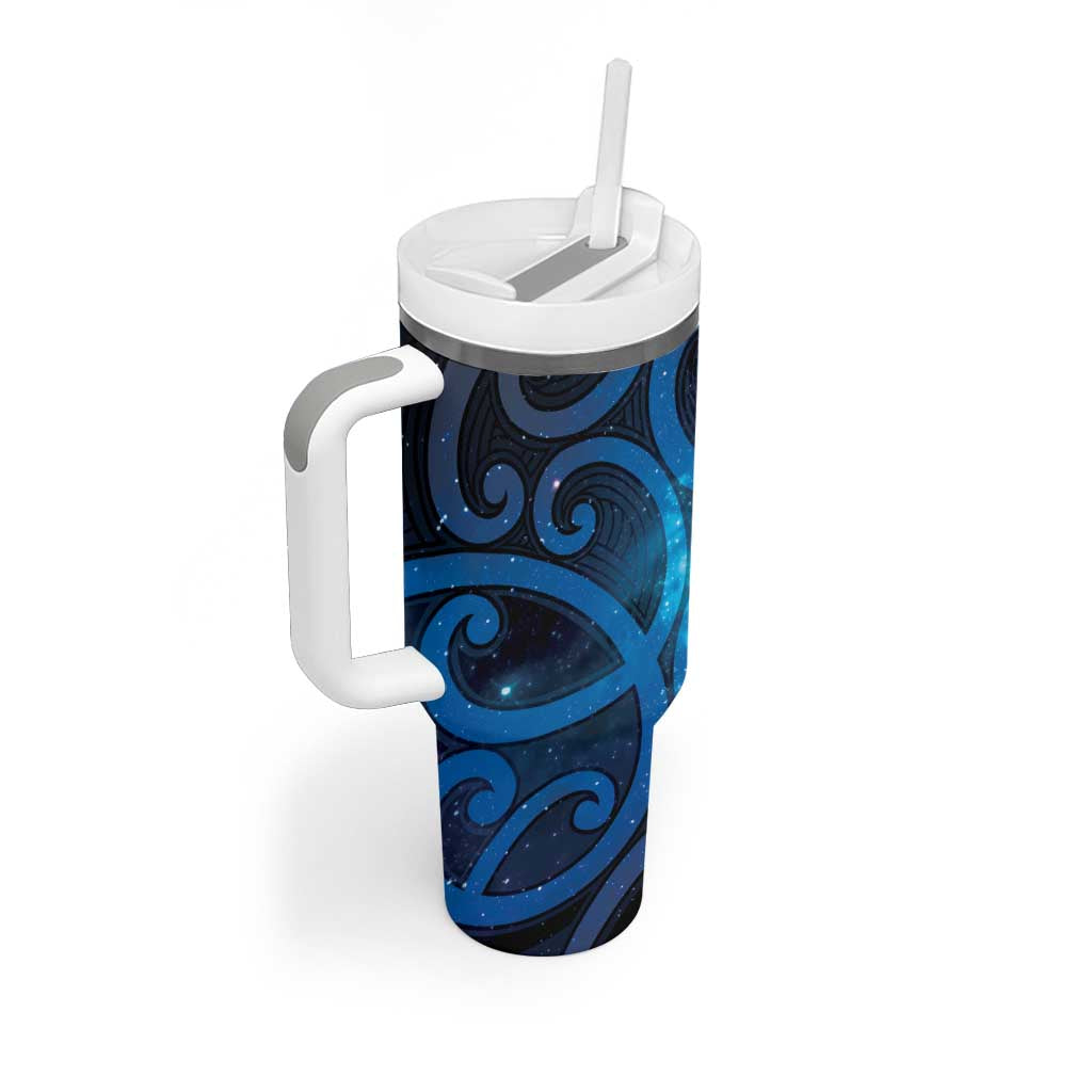 New Zealand Maori Matariki Tumbler With Handle Galaxy Kowhaiwhai