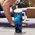 New Zealand Maori Matariki Tumbler With Handle Galaxy Kowhaiwhai