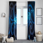 New Zealand Maori Matariki Window Curtain Galaxy Kowhaiwhai