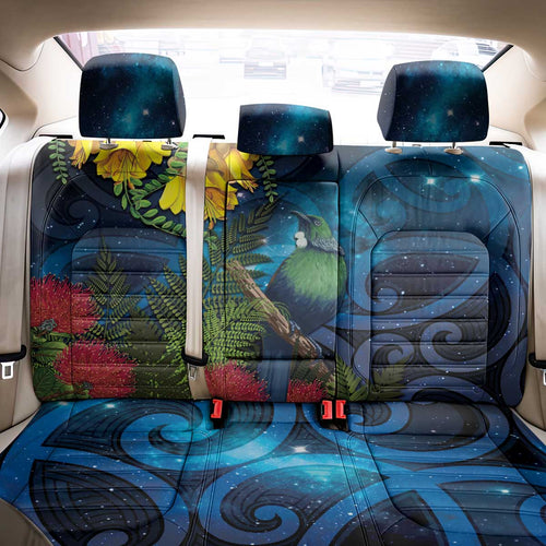 Tui Bird New Zealand Starry Sky Back Car Seat Cover Maori Koru