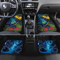 Tui Bird New Zealand Starry Sky Car Mats Maori Koru