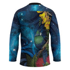 Tui Bird New Zealand Starry Sky Hockey Jersey Maori Koru