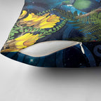 Tui Bird New Zealand Starry Sky Pillow Cover Maori Koru