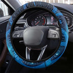 Tui Bird New Zealand Starry Sky Steering Wheel Cover Maori Koru