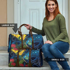 Tui Bird New Zealand Starry Sky Travel Bag Maori Koru