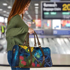 Tui Bird New Zealand Starry Sky Travel Bag Maori Koru
