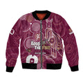 NAIDOC Week Bomber Jacket QLD Maroons Kangaroo