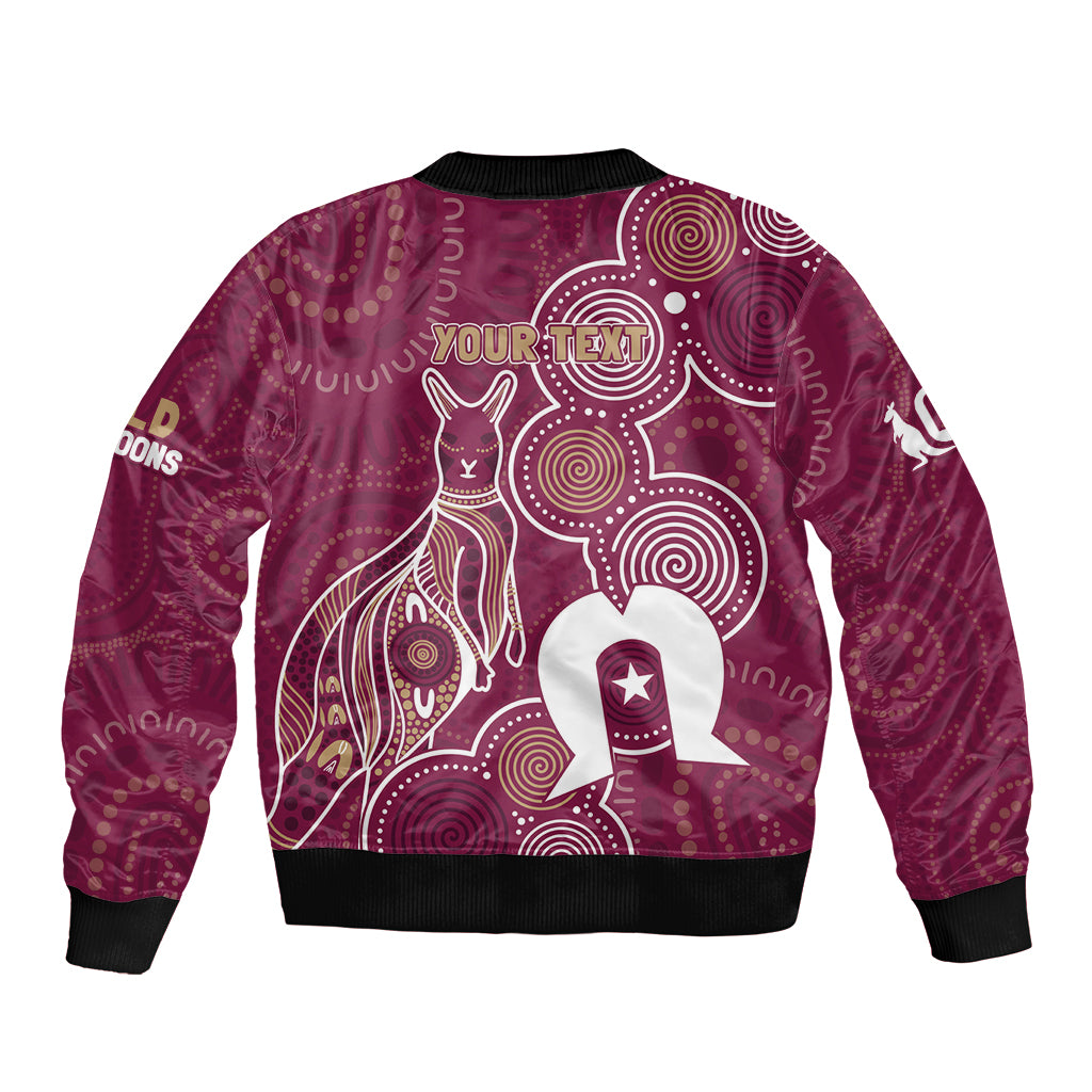 NAIDOC Week Bomber Jacket QLD Maroons Kangaroo