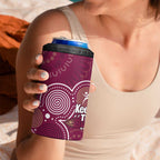 NAIDOC Week 4 in 1 Can Cooler Tumbler QLD Maroons Kangaroo