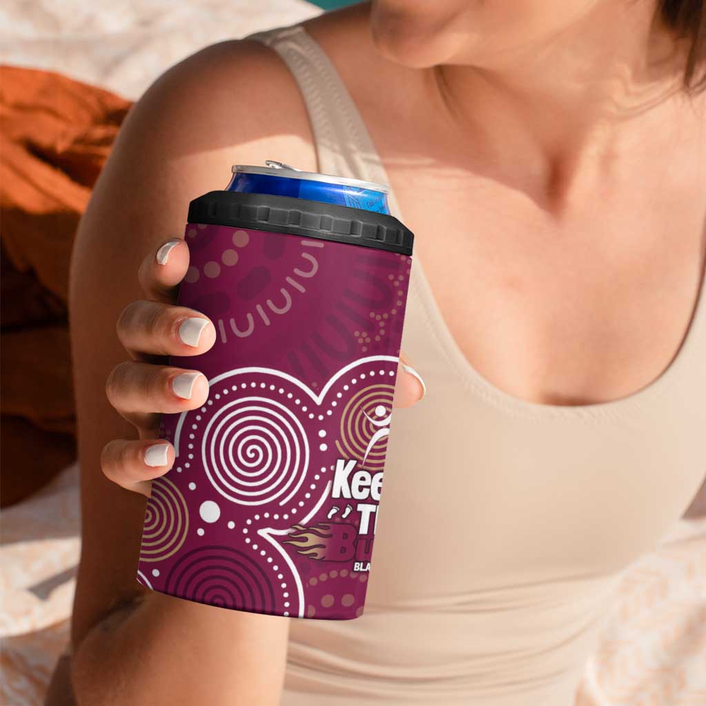 NAIDOC Week 4 in 1 Can Cooler Tumbler QLD Maroons Kangaroo