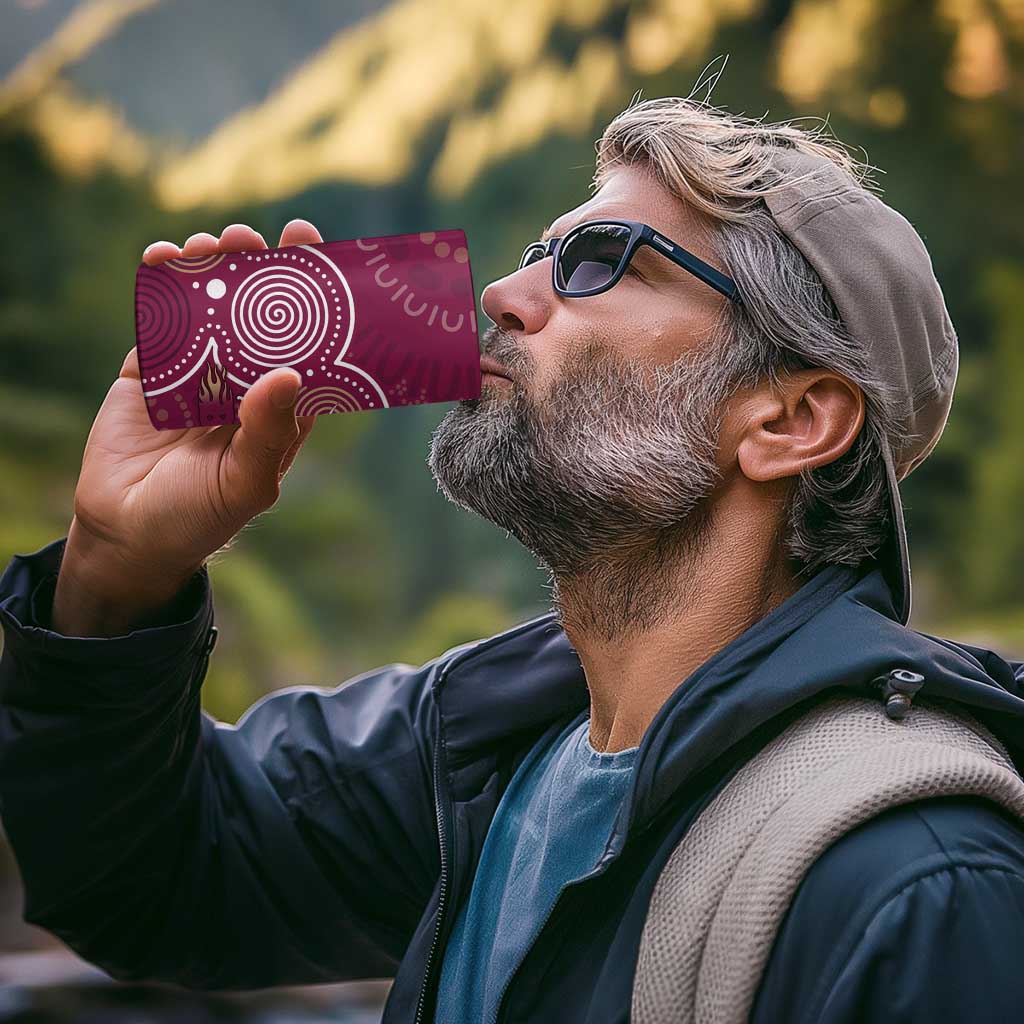 NAIDOC Week 4 in 1 Can Cooler Tumbler QLD Maroons Kangaroo