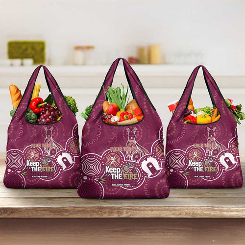 NAIDOC Week Grocery Bag QLD Maroons Kangaroo