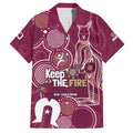 NAIDOC Week Hawaiian Shirt QLD Maroons Kangaroo