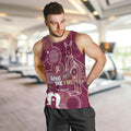 NAIDOC Week Men Tank Top QLD Maroons Kangaroo