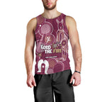 NAIDOC Week Men Tank Top QLD Maroons Kangaroo