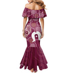 NAIDOC Week Mermaid Dress QLD Maroons Kangaroo