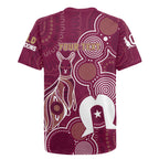 NAIDOC Week Rugby Jersey QLD Maroons Kangaroo