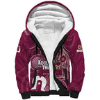 NAIDOC Week Sherpa Hoodie QLD Maroons Kangaroo