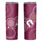 NAIDOC Week Skinny Tumbler QLD Maroons Kangaroo