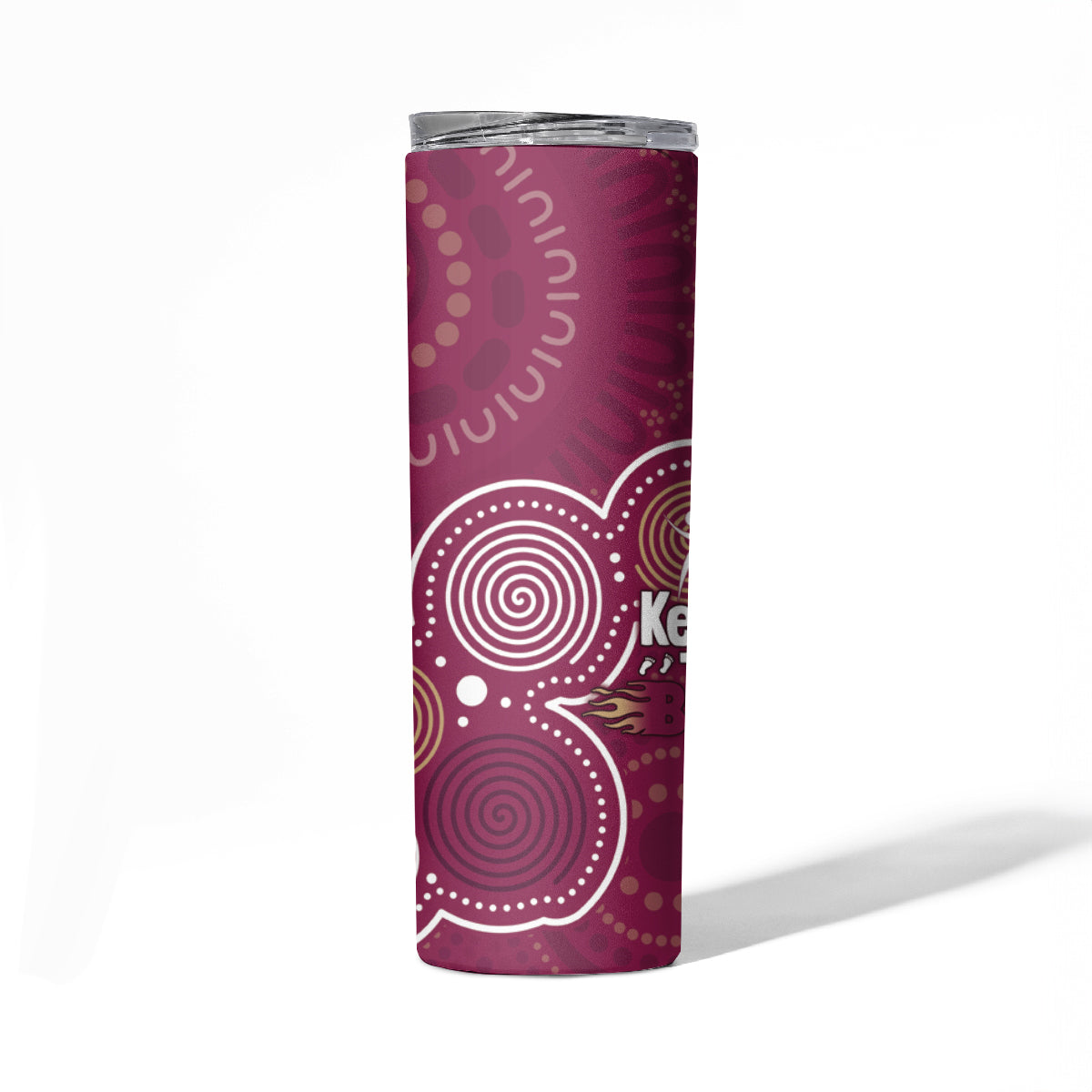 NAIDOC Week Skinny Tumbler QLD Maroons Kangaroo