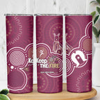 NAIDOC Week Skinny Tumbler QLD Maroons Kangaroo