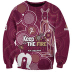 NAIDOC Week Sweatshirt QLD Maroons Kangaroo
