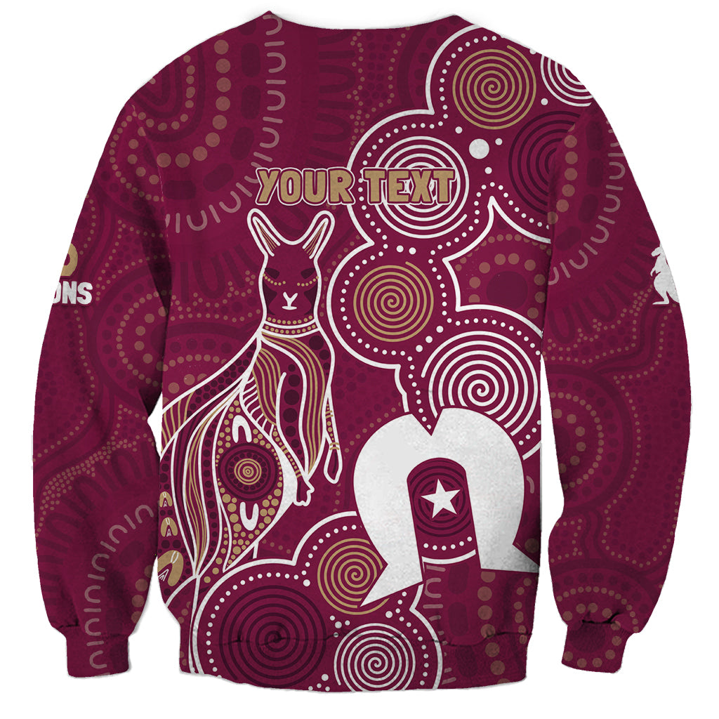 NAIDOC Week Sweatshirt QLD Maroons Kangaroo