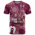 NAIDOC Week T Shirt QLD Maroons Kangaroo