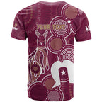 NAIDOC Week T Shirt QLD Maroons Kangaroo
