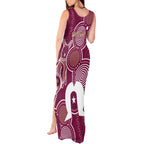 NAIDOC Week Tank Maxi Dress QLD Maroons Kangaroo