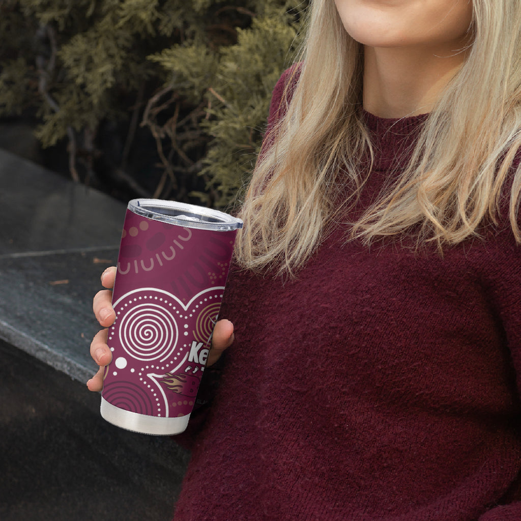 NAIDOC Week Tumbler Cup QLD Maroons Kangaroo