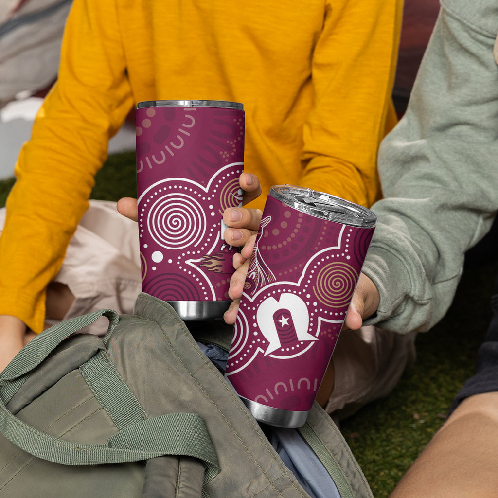 NAIDOC Week Tumbler Cup QLD Maroons Kangaroo