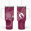 NAIDOC Week Tumbler With Handle QLD Maroons Kangaroo