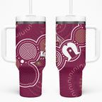 NAIDOC Week Tumbler With Handle QLD Maroons Kangaroo