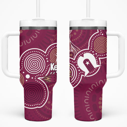 NAIDOC Week Tumbler With Handle QLD Maroons Kangaroo