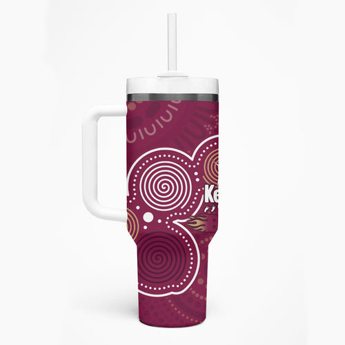 NAIDOC Week Tumbler With Handle QLD Maroons Kangaroo