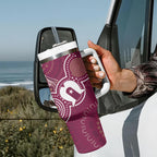 NAIDOC Week Tumbler With Handle QLD Maroons Kangaroo