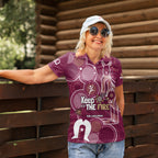 NAIDOC Week Women Polo Shirt QLD Maroons Kangaroo