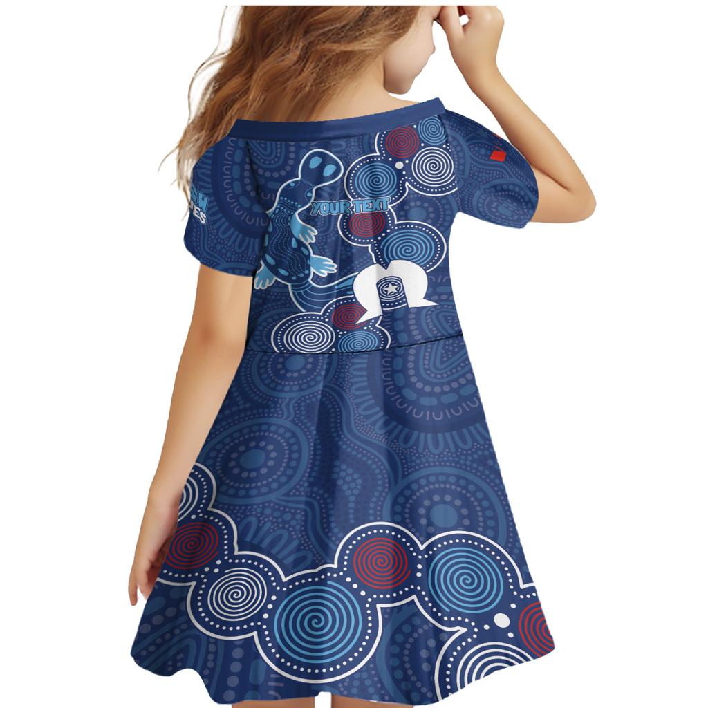 NAIDOC Week Family Matching Mermaid Dress and Hawaiian Shirt NSW Blues Platypus