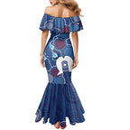 NAIDOC Week Family Matching Mermaid Dress and Hawaiian Shirt NSW Blues Platypus